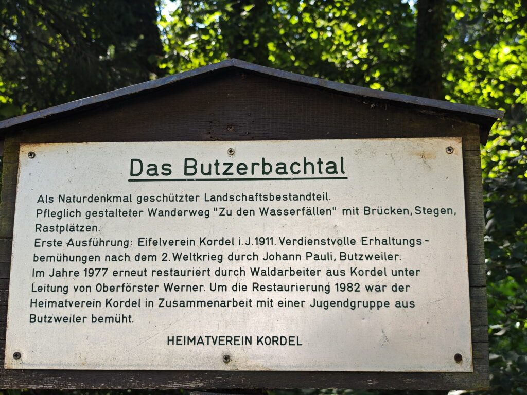 Das Butzerbachtal in Kordel