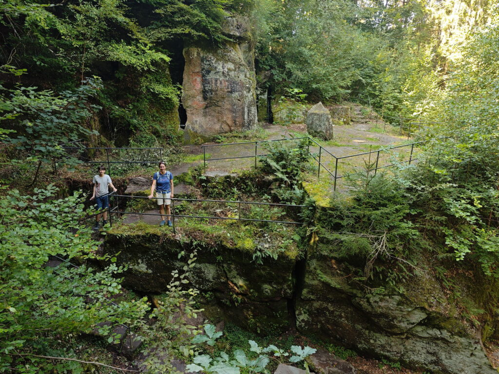 Pützlöcher - der berühmte Römersteinbruch für die Porta Nigra in Trier