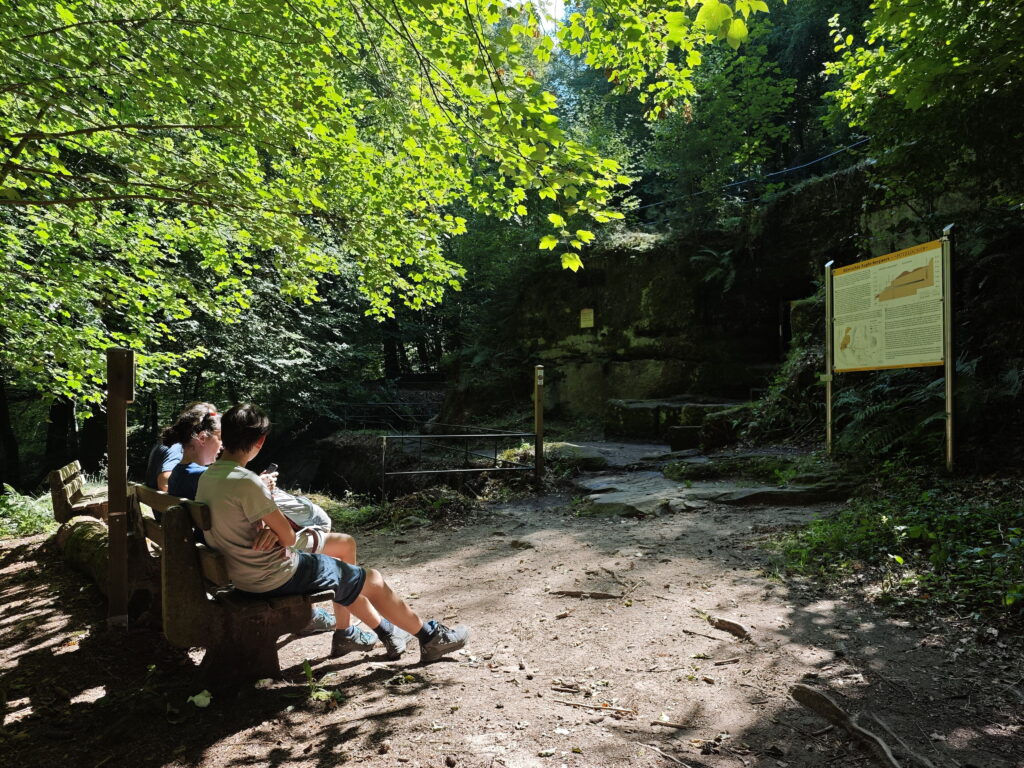 Am Stolleneingang der Pützlöcher