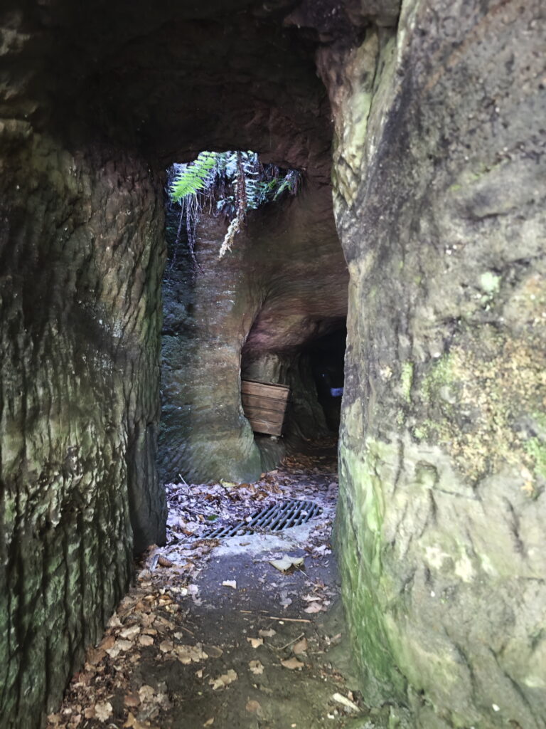 Pützlöcher - Blick ins historische Bergwerk 